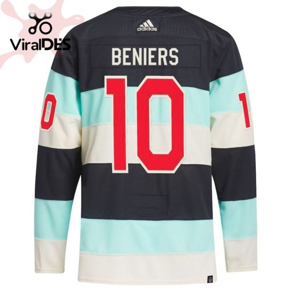 Matty Beniers Seattle Kraken 2024 NHL Winter Classic Primegreen Player Jersey – Deep Sea Blue