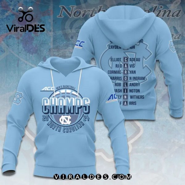 Men’s Basketball North Carolina Tar Heels NCAA Blue Apparels Hoodie