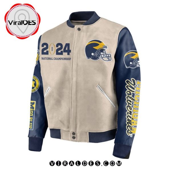 Michigan Wolverines 2023 National Champions Baseball Jacket Limited