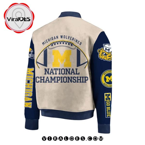 Michigan Wolverines 2023 National Champions Baseball Jacket Limited