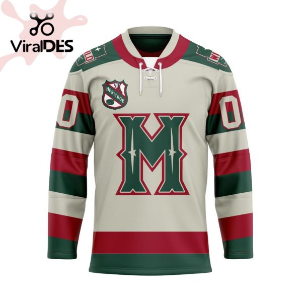 Minnesota Wild Special Heritage Jersey Concepts With Team Logo Hockey Jersey