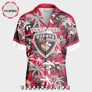 Custom Vancouver Giants Using Home Jersey Color Hawaiian Shirt