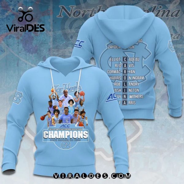 NCAA North Carolina Tar Heels Men’s Basketball Blue Apparels Hoodie