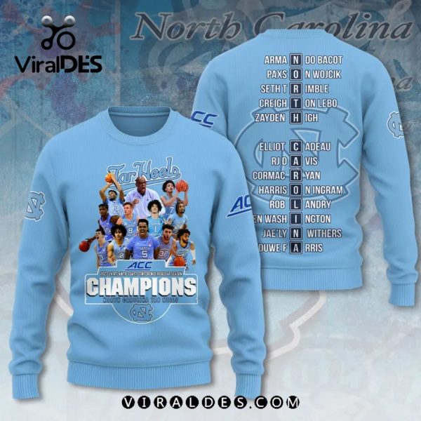 NCAA North Carolina Tar Heels Men’s Basketball Blue Apparels Hoodie