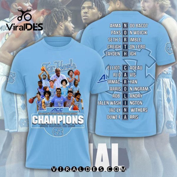 NCAA North Carolina Tar Heels Men’s Basketball Blue Apparels Hoodie