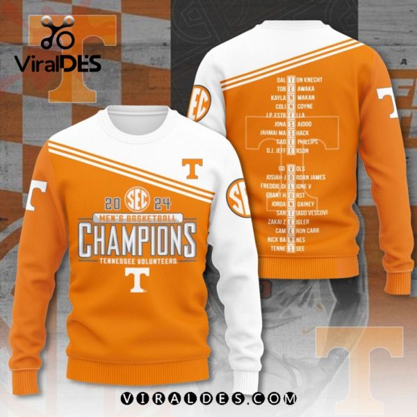 NCAA Tennessee Volunteers Men’s Basketball Hoodie Apparels 3D