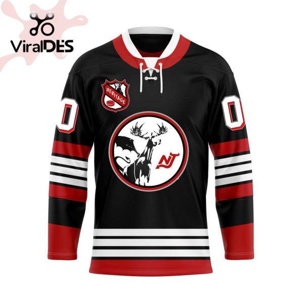 New Jersey Devils Special Heritage Jersey Concepts With Team Logo Hockey Jersey