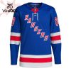 New York Rangers Away Primegreen Pro Custom White Hockey Jersey