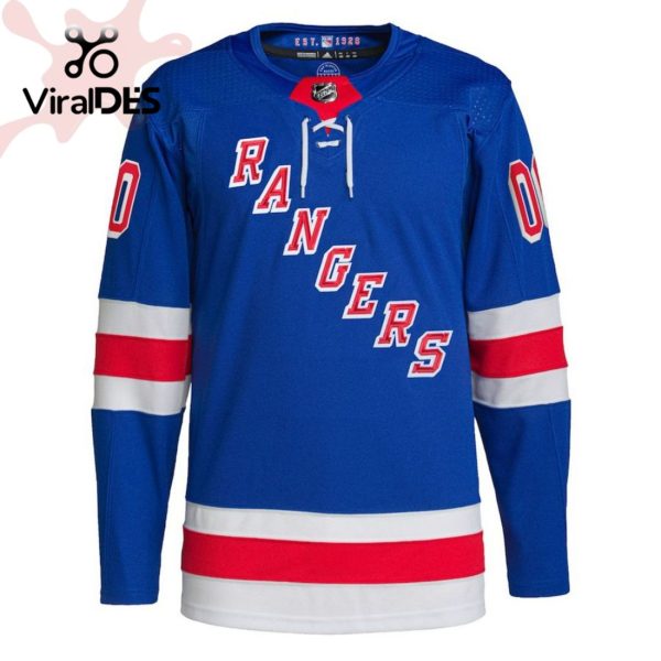 New York Rangers Home Primegreen Pro Custom Royal Hockey Jersey