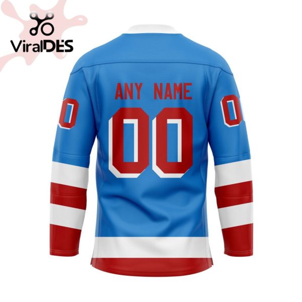New York Rangers Special Heritage Jersey Concepts With Team Logo Hockey Jersey