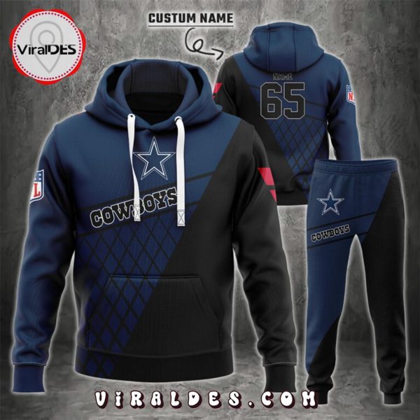 NFL Dallas Cowboys Football Custom Navy Hoodie, Jogger