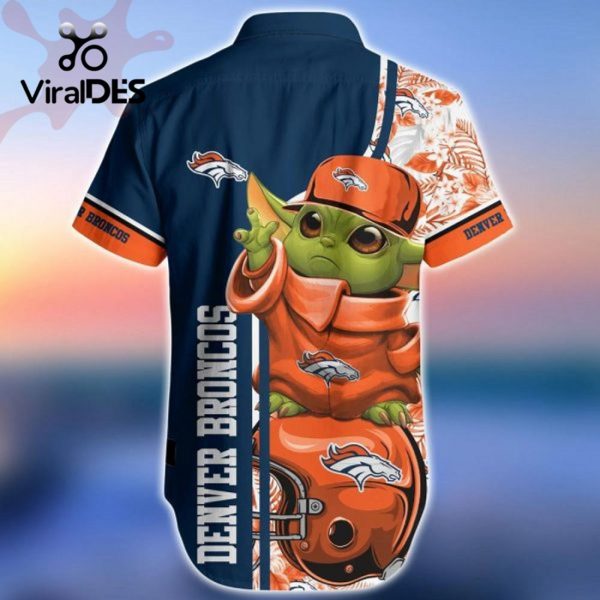NFL Denver Broncos Baby Yoda Hawaiian Shirt