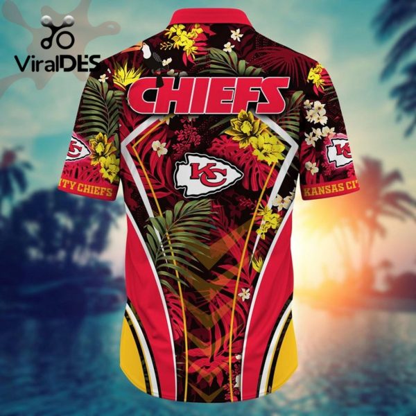 NFL Kansas City Chiefs Custom Flower Summer Tropical Hawaiian Shirt