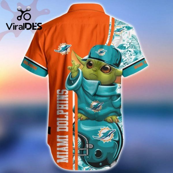 NFL Miami Dolphins Baby Yoda Hawaiian Shirt