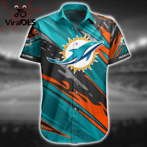 NFL Miami Dolphins The Simpsons Aqua Hawaiian Shirt