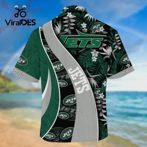 NFL New York Jets Green Grey Hawaiian Shirt Limited