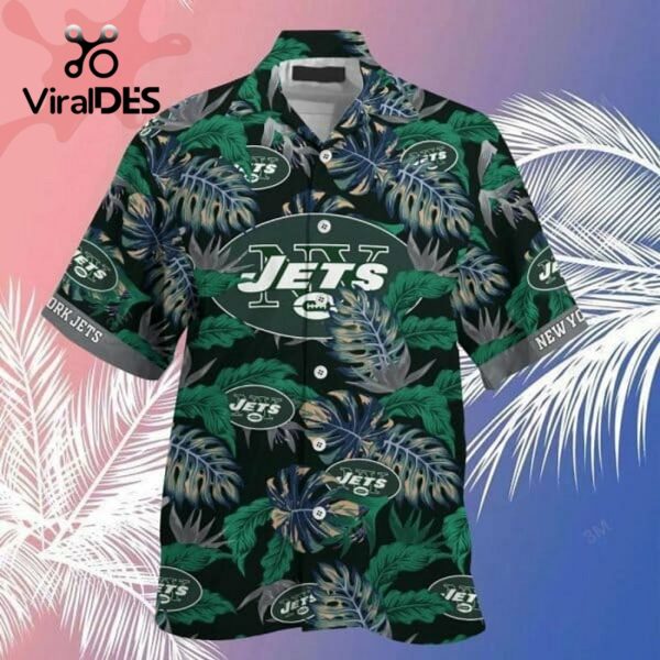 NFL New York Jets Green Hawaiian Shirt