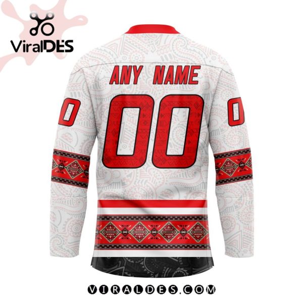 NHL Carolina Hurricanes Personalized Native Design Hockey Jersey