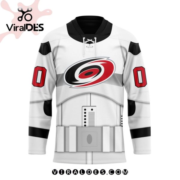 NHL Carolina Hurricanes Personalized Star Wars Stormtrooper Hockey Jersey