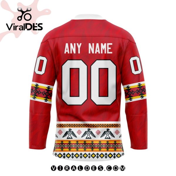 NHL Chicago Blackhawks Personalized Native Design Hockey Jersey