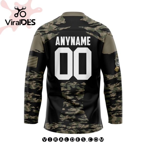 NHL Colorado Avalanche Personalized Camo Hockey Jersey Honoring Veterans