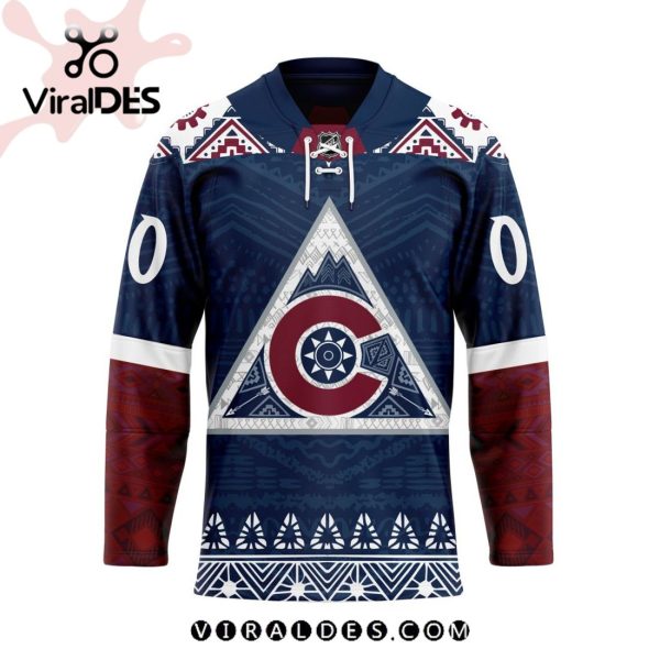 NHL Colorado Avalanche Personalized Native Design Hockey Jersey