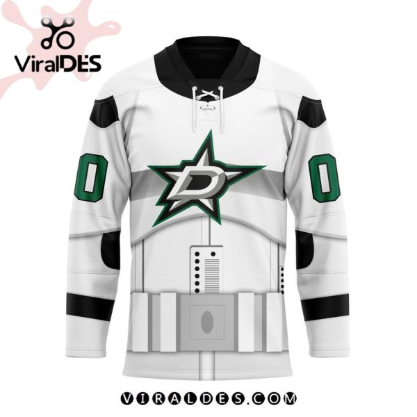 NHL Dallas Stars Personalized Star Wars Stormtrooper Hockey Jersey