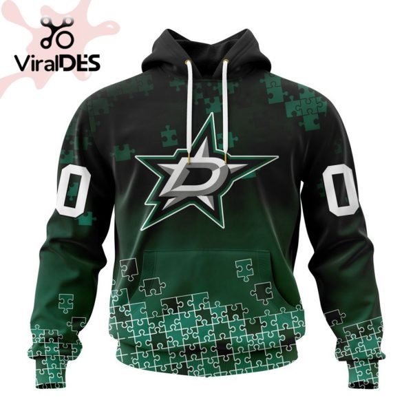 NHL Dallas Stars Special Autism Awareness Design Hoodie