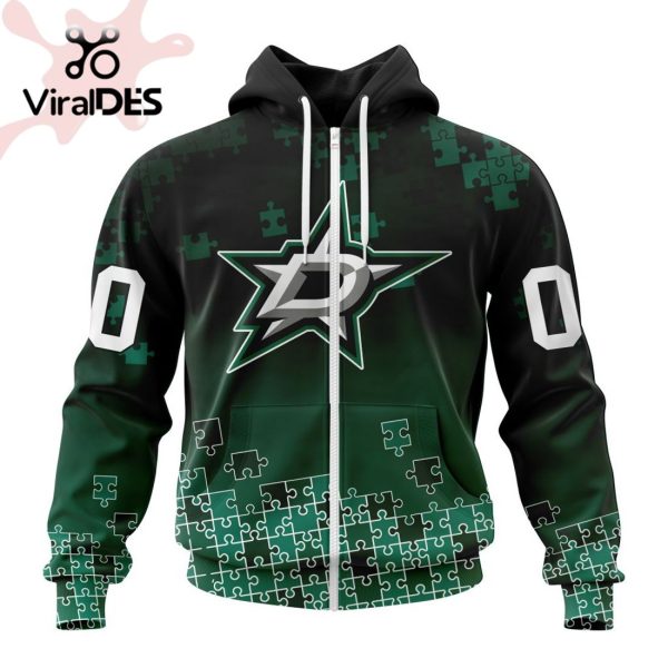 NHL Dallas Stars Special Autism Awareness Design Hoodie