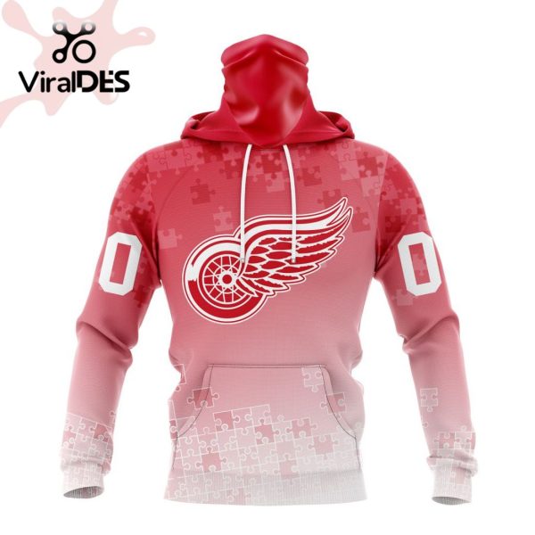 NHL Detroit Red Wings Special Autism Awareness Design Hoodie