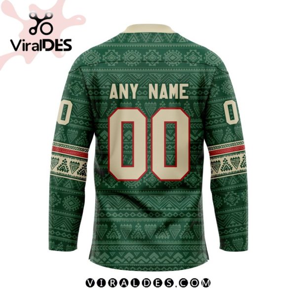 NHL Minnesota Wild Personalized Native Design Hockey Jersey