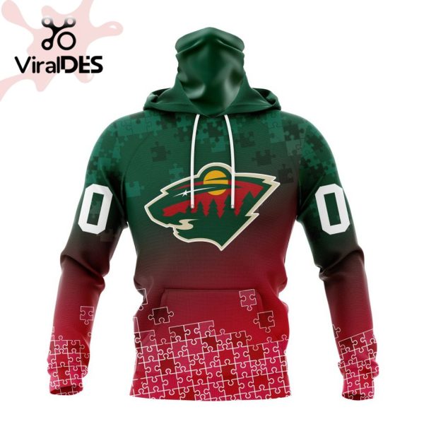 NHL Minnesota Wild Special Autism Awareness Design Hoodie