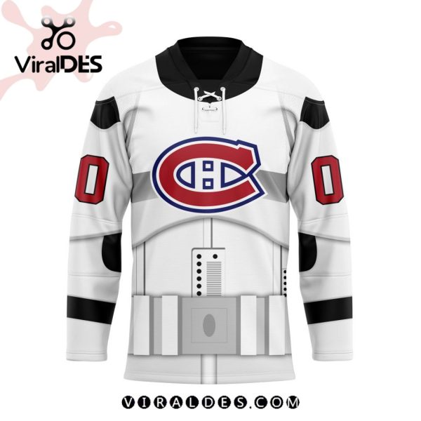 NHL Montreal Canadiens Personalized Star Wars Stormtrooper Hockey Jersey