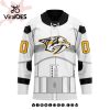 NHL Nashville Predators Personalized Native Design Hockey Jersey