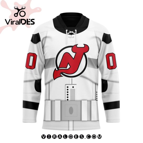 NHL New Jersey Devils Personalized Star Wars Stormtrooper Hockey Jersey