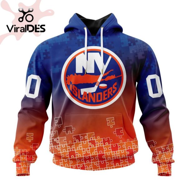 NHL New York Islanders Special Autism Awareness Design Hoodie