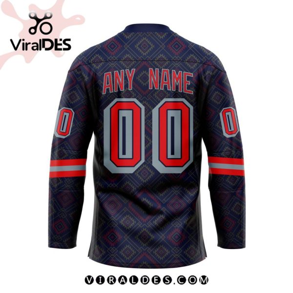 NHL New York Rangers Personalized Native Design Hockey Jersey