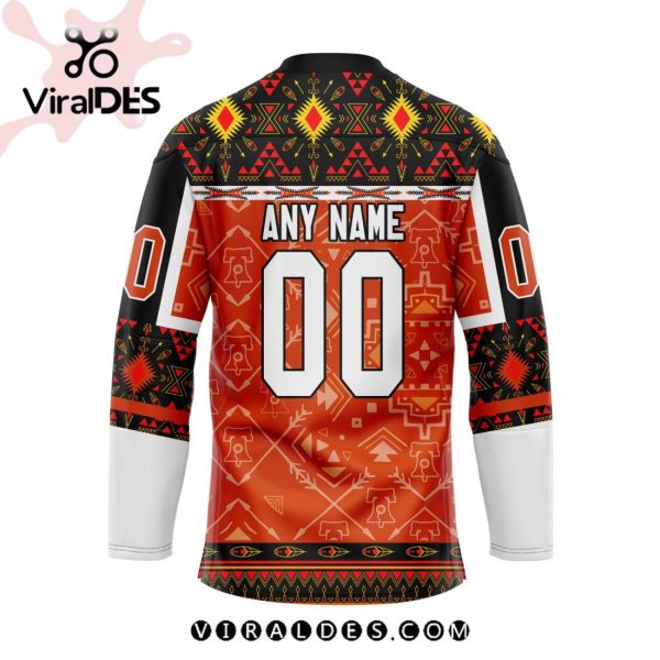 NHL Philadelphia Flyers Personalized Native Design Hockey Jersey