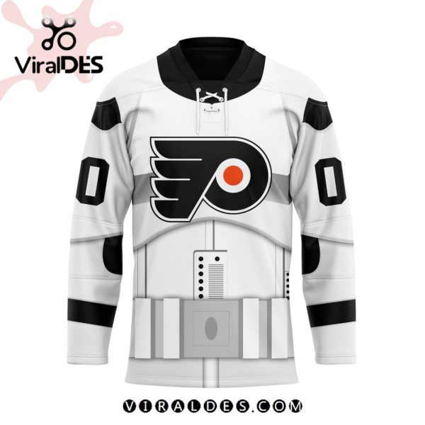 NHL Philadelphia Flyers Personalized Star Wars Stormtrooper Hockey Jersey