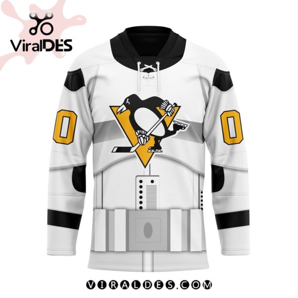 NHL Pittsburgh Penguins Personalized Star Wars Stormtrooper Hockey Jersey