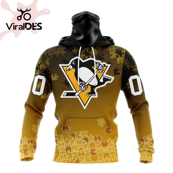 NHL Pittsburgh Penguins Special Autism Awareness Design Hoodie