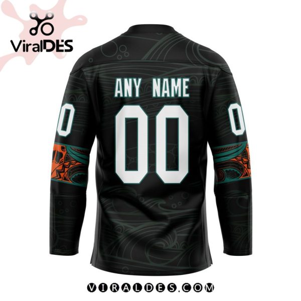 NHL San Jose Sharks Personalized Native Design Hockey Jersey