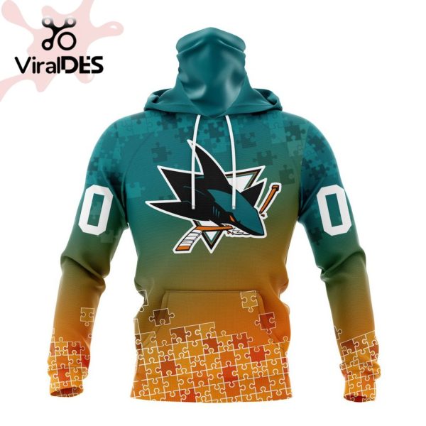 NHL San Jose Sharks Special Autism Awareness Design Hoodie