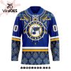 NHL St. Louis Blues Personalized Camo Hockey Jersey Honoring Veterans