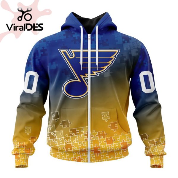 NHL St. Louis Blues Special Autism Awareness Design Hoodie