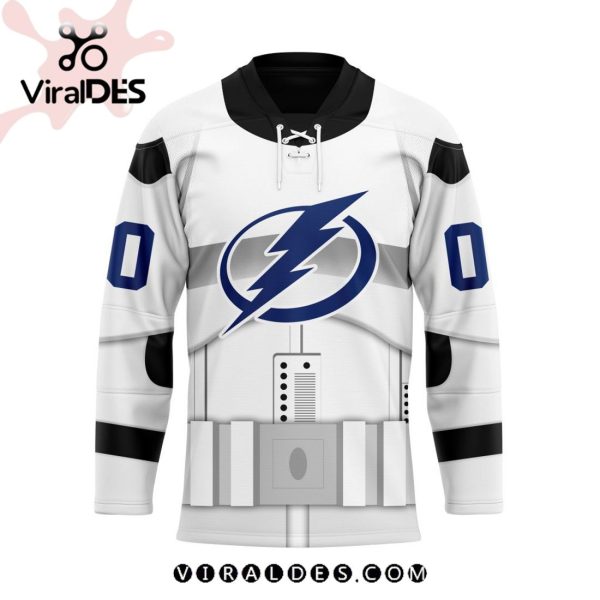 NHL Tampa Bay Lightning Personalized Star Wars Stormtrooper Hockey Jersey