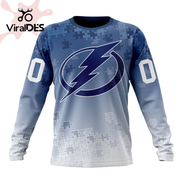 NHL Tampa Bay Lightning Special Autism Awareness Design Hoodie