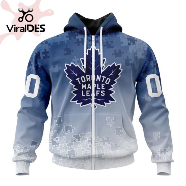 NHL Toronto Maple Leafs Special Autism Awareness Design Hoodie