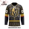 NHL Vegas Golden Knights Personalized Camo Hockey Jersey Honoring Veterans