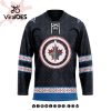 NHL Winnipeg Jets Personalized Camo Hockey Jersey Honoring Veterans